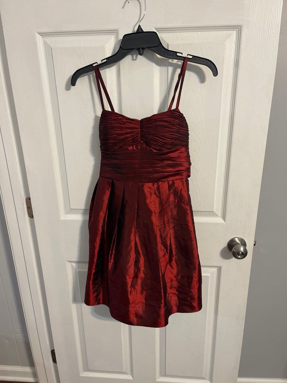 Forever 21 Burgundy Taffeta Dress Size S